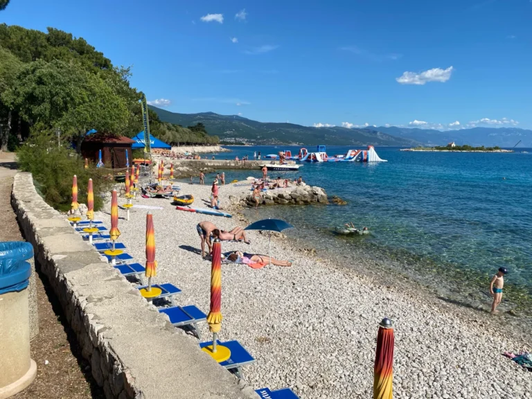Beaches around Novi Vinodolski