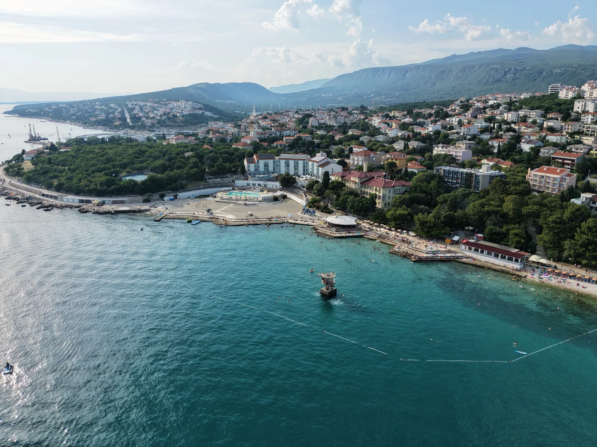 Pebble bay at Lišanj Beach