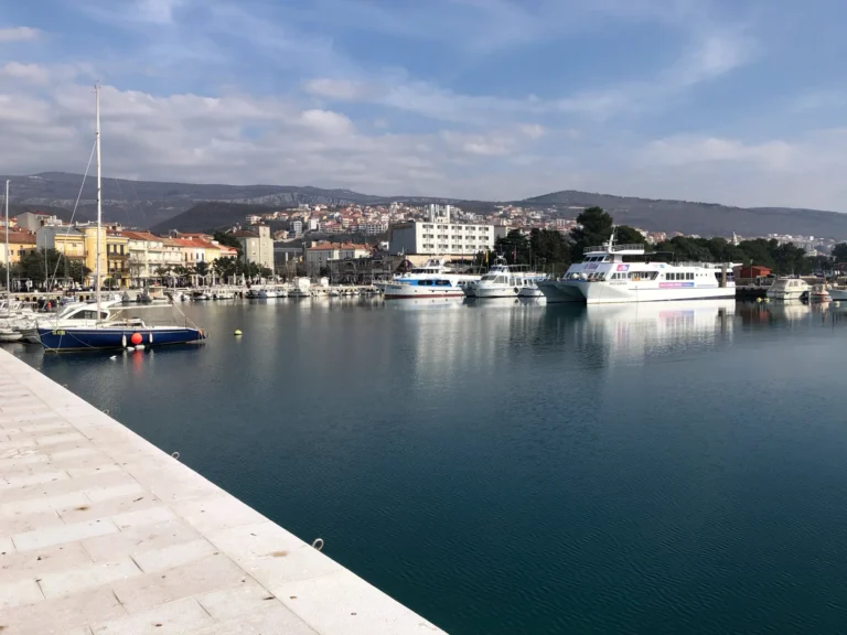 Crikvenica harbour and waterfront