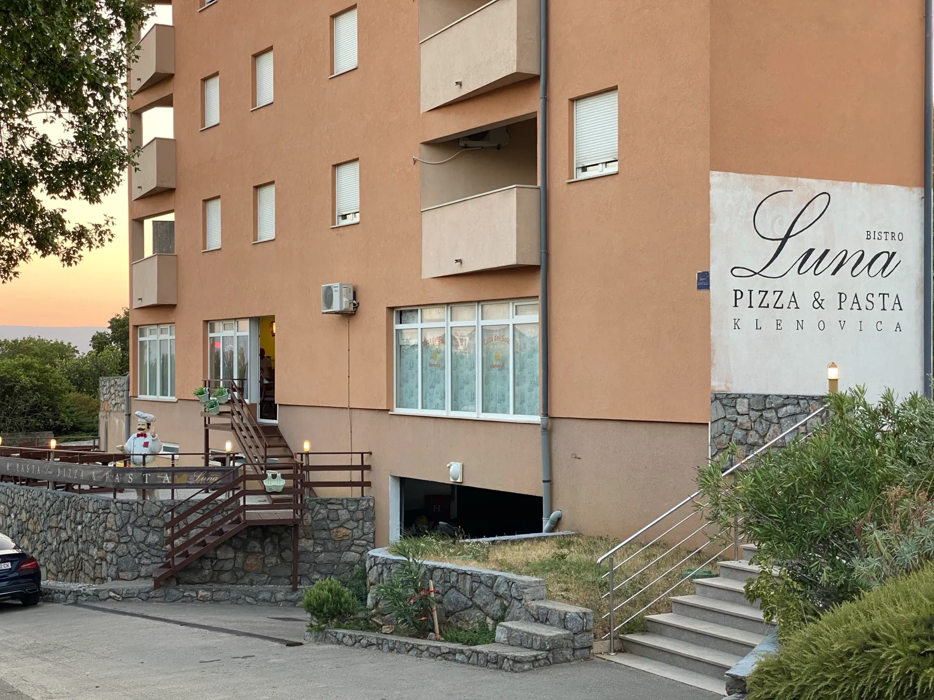 Pizzeria near the waterfront in Klenovica in 2026