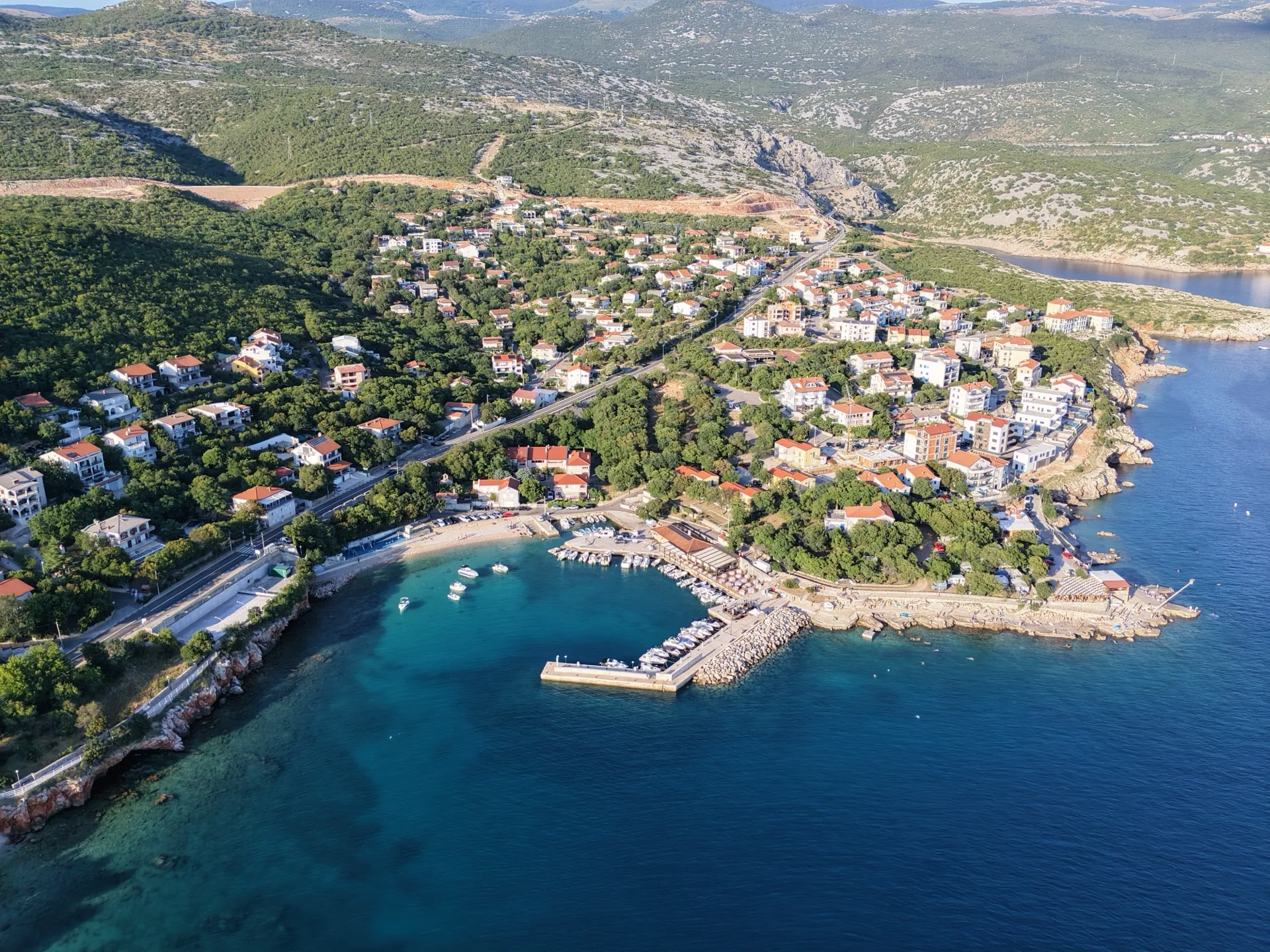 Povile village between the Kvarner coast and the mountains