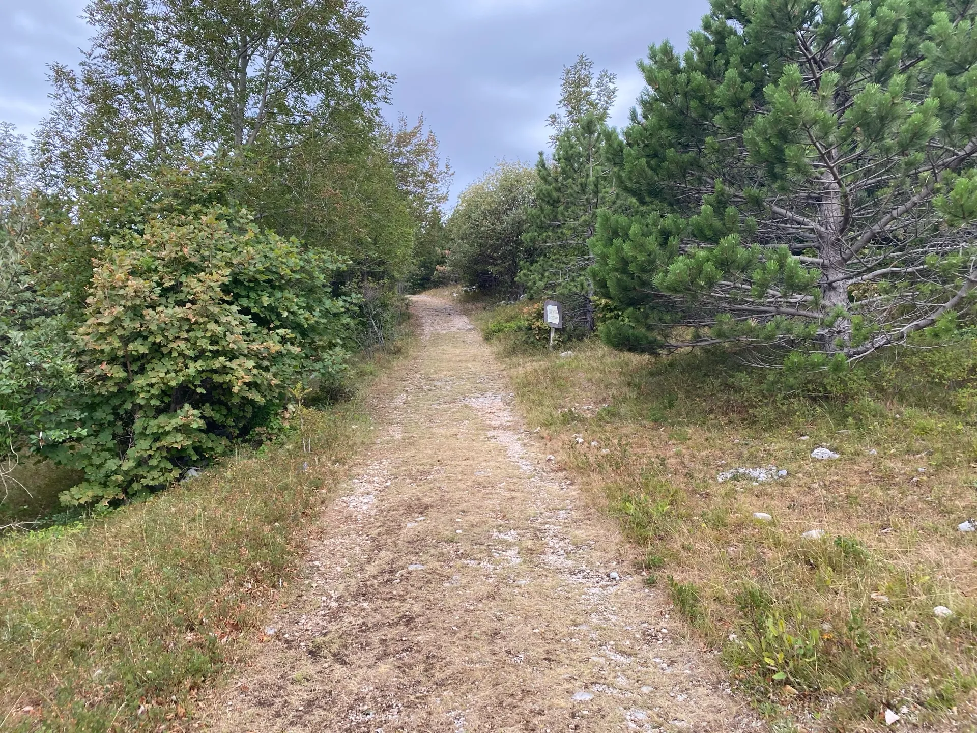 Rocky walking trail through the Celestial Labyrinths