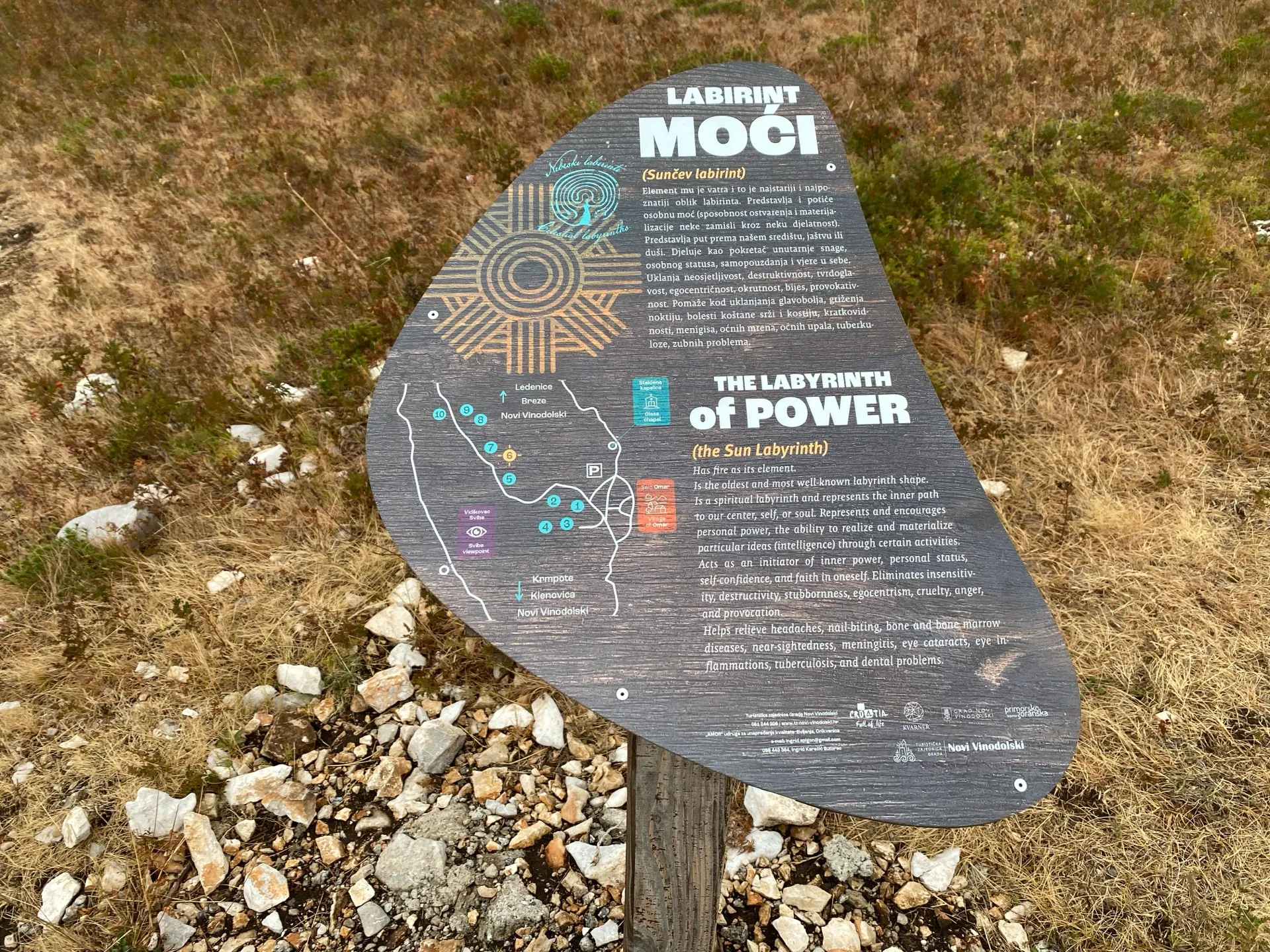 Sign for the Labyrinth of Power