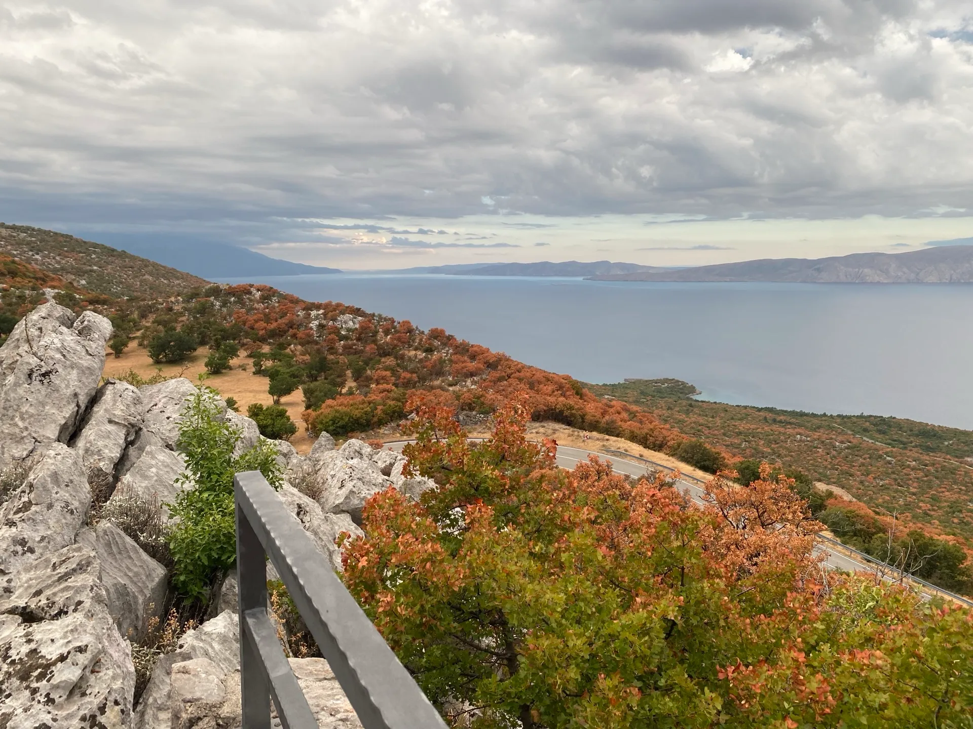 View across rocky ground from Vidikovac Kuk