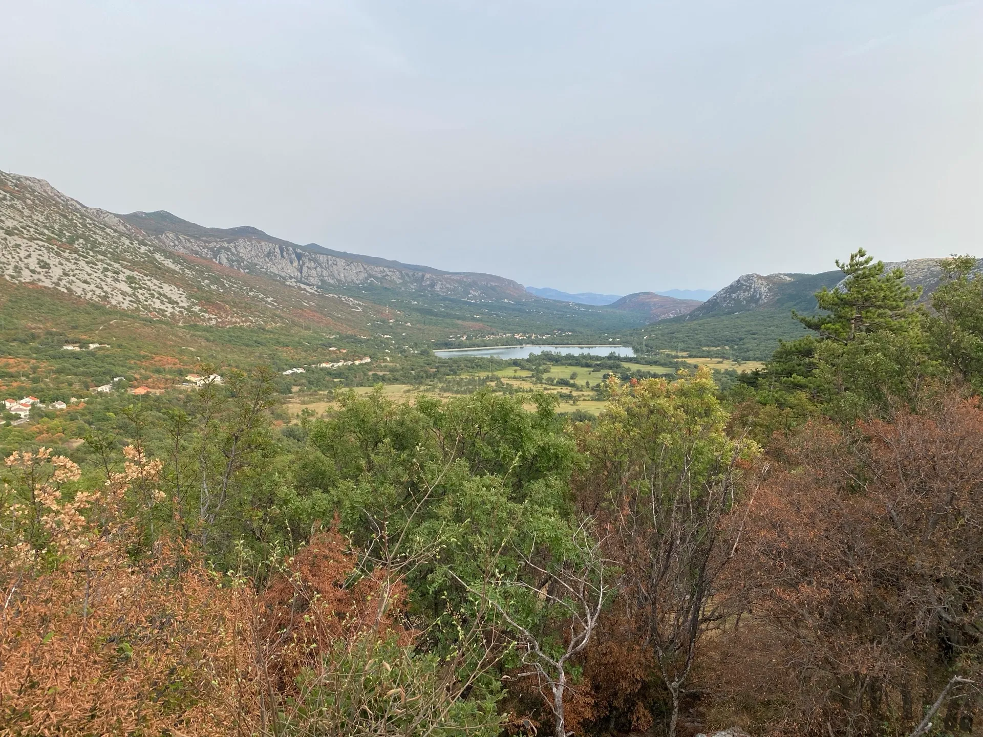 Vinodol Valley view from Drivenik Castle