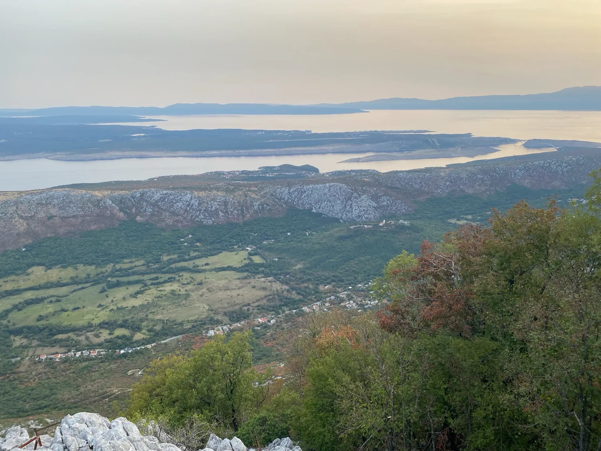 Lake Tribalj seen from Vidikovac Mahavica
